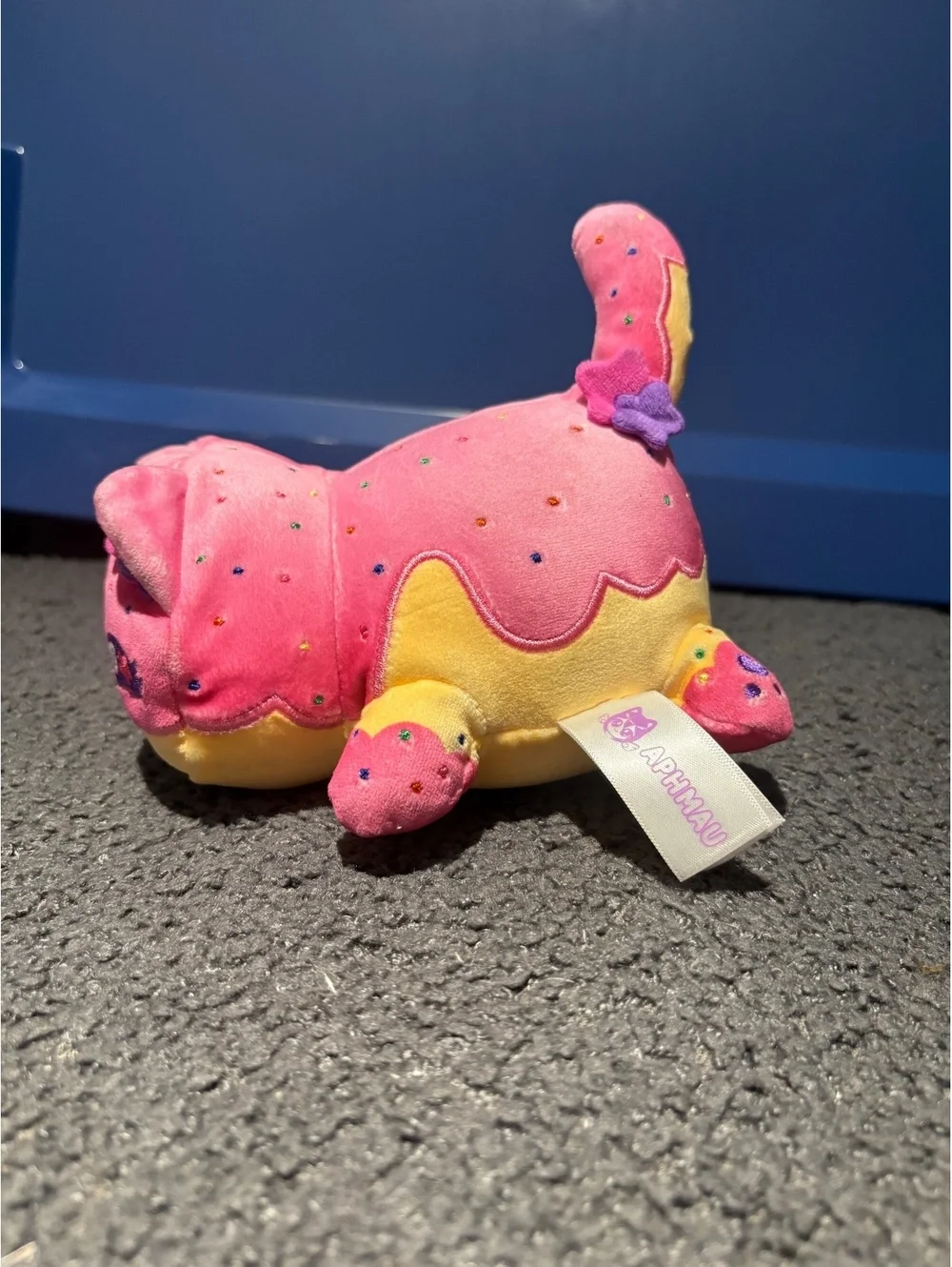 Aphmau Pink and Yellow Plush Cat Toy